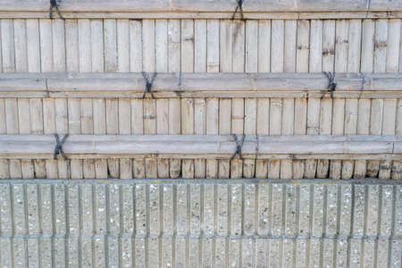 bamboo fence backgroundの写真素材