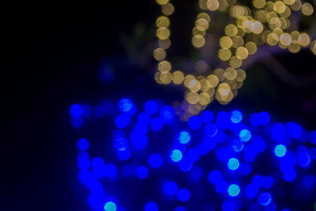 Abstract image of bokeh lights background