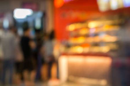 Abstract beautiful blur shopping mall for backgroundの写真素材