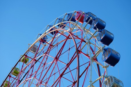 Ferris wheel in summer holidayのeditorial素材