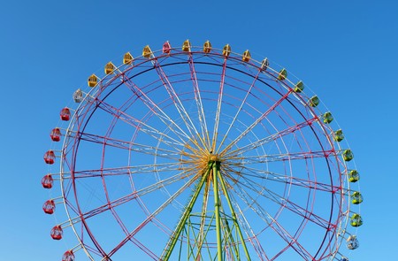 Ferris wheel in summer holidayのeditorial素材
