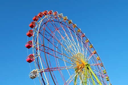 Ferris wheel in summer holidayのeditorial素材
