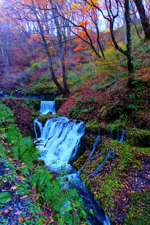 beautiful water fall Karuizawa Japanのeditorial素材