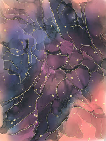 Abstract art paint background with black toneの写真素材