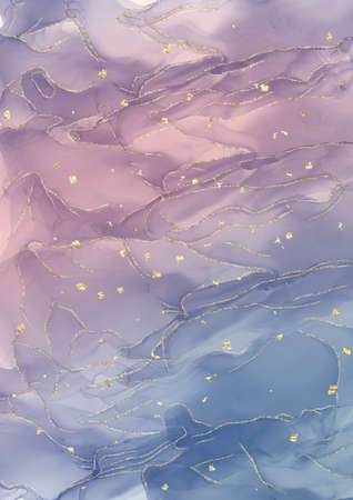 Abstract arts paint with pastel colorの写真素材