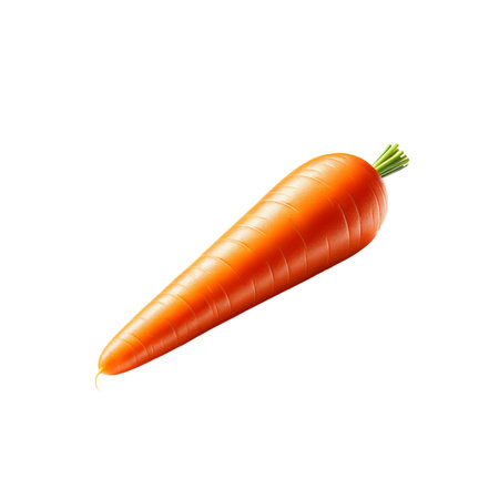Carrot isolated on white background. Vector illustration. Eps 10.の素材