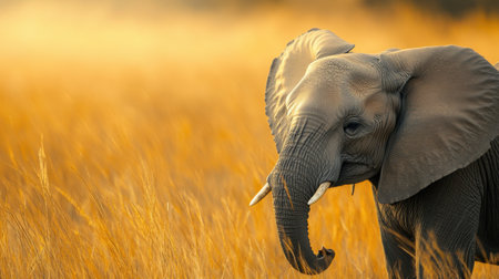 Elephant in Chobe National Park, Botswana, Africa.の素材
