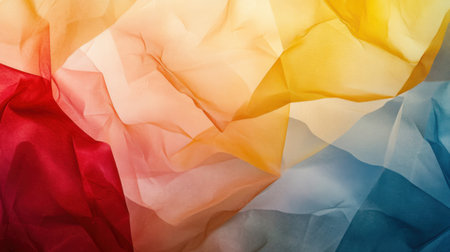 Colorful crumpled paper background. Abstract background of crumpled paper.の素材