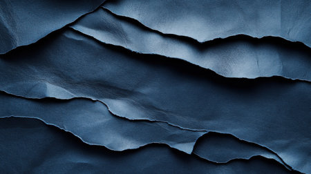 ripped paper background in blue tone. Abstract background and texture for design.の素材