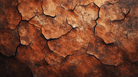 Dry cracked earth background. Cracks in the ground texture.