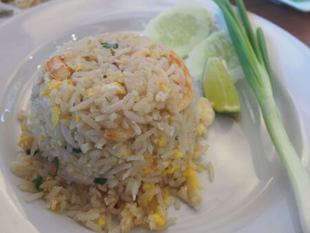 Crab fried rice with egg, crab diet is combined.の写真素材