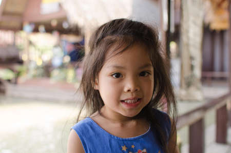 The girl is the daughter of my own の写真素材