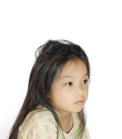 The girl is the daughter of my own.の写真素材