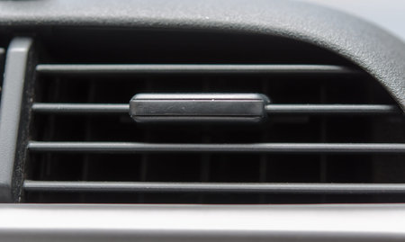 Car air conditioning close up with detailsの写真素材
