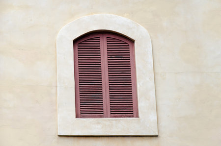 Brown attached to the the wall cream.