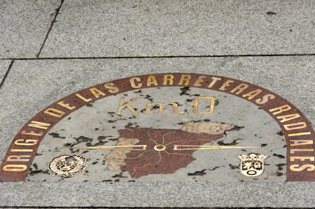 Kilometers from Madrid Is the beginning of Madrid, Spain