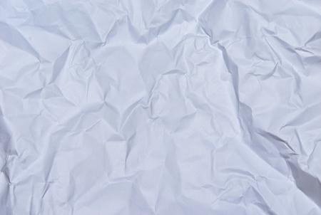 A Crumpled white paper is not smoothの写真素材