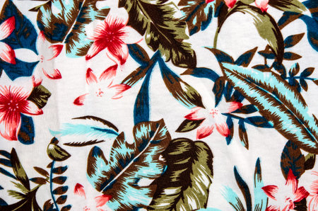 Modern stylish texture. The flower cotton chintz.