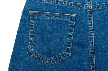 fashion jeans pocket closeupの写真素材
