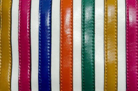 Colourful leather texture closeupの写真素材