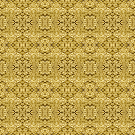 background abstract gold Pattern made from Thailandの写真素材