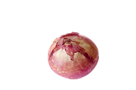 shallots fruit isolated on white backgroundの写真素材