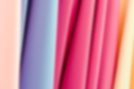 Closeup of various fabric bolts in store.blur background.の写真素材