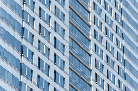 Modern windows the building