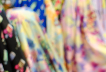Blurred colorful of fabric texture background