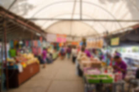 Blur people walking the streetsの写真素材