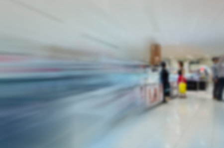 atmosphere around shopping malls blur backgroundの写真素材