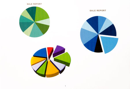 Business paperwork present with diagram.