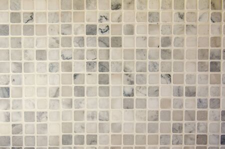 white concrete tile wall backgroundの写真素材