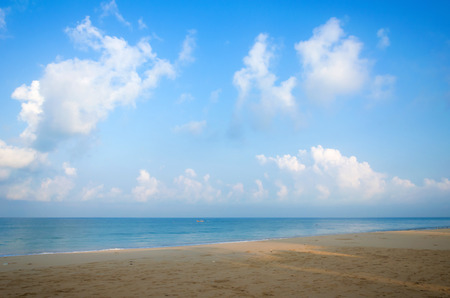 Tropical beach. Sky and sea.の写真素材
