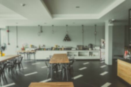 Blur restaurant - vintage effect style pictureの写真素材