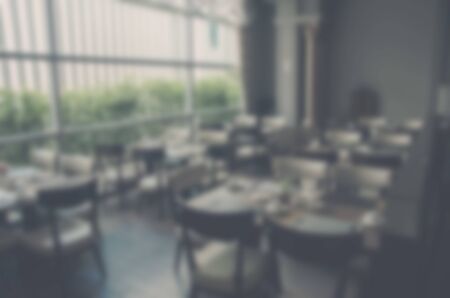 Abstract blur Interior restaurant Background.の写真素材