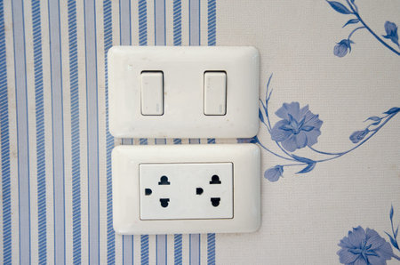 Switching the light on and plug the wallpaper beautiful.