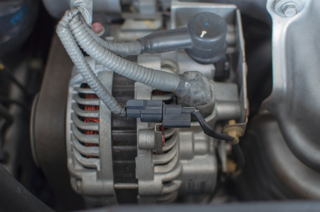 Details on car engineの写真素材