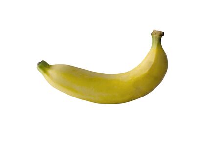 Banana isolated white background.の写真素材