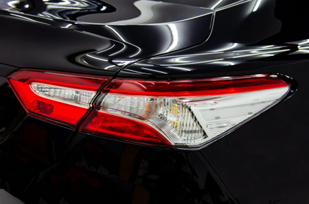 Details Car - Car taillights black stylish modern luxury.の写真素材
