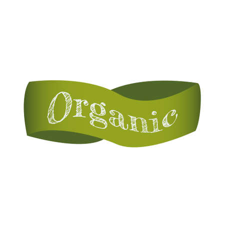 Leaf logo organic Label eco icon vector isolated background.のイラスト素材