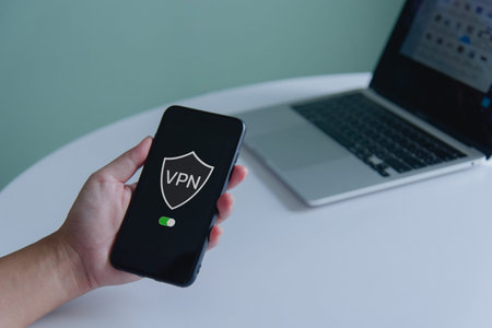 Protect data information is safe and online privacy and security with a VPN Virtual Private Network....