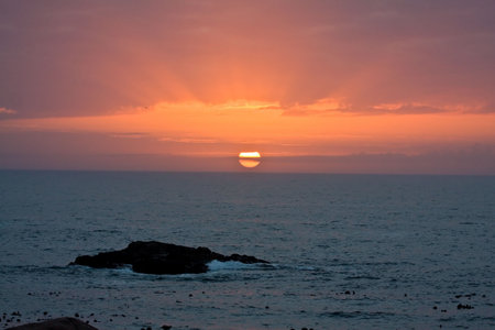 West Coast Sunsetの写真素材