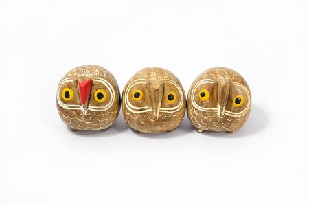 Wooden Bird Hook の写真素材