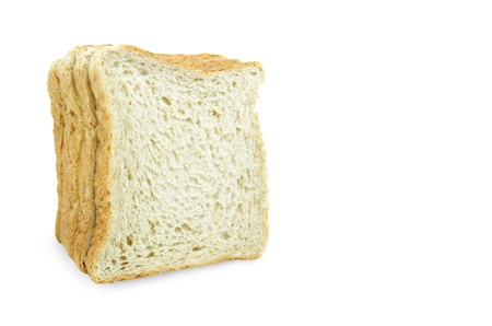 bread isolated on a white background の写真素材