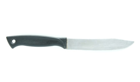 small kitchen knife isolated on white 