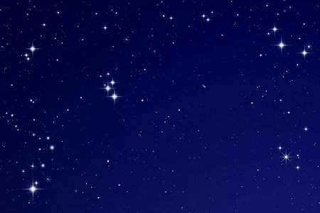 Stars in the night sky 