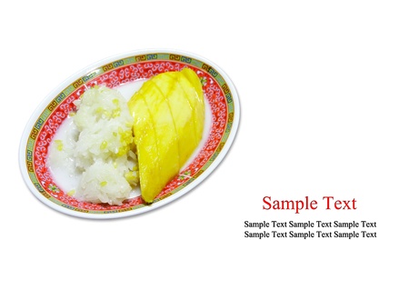 Mango sticky riceの写真素材