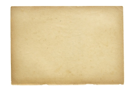 old paper sheet isolatedの写真素材
