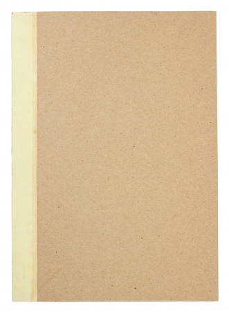 empty book pages isolated on white with clipping pathの写真素材